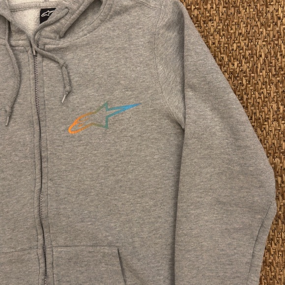 Vintage Alpinestars Full Zip Hoodie - Picture 6 of 16